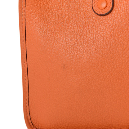 Hermes Taurillon Clemence Evelyne TPM Orange 12 of 17
