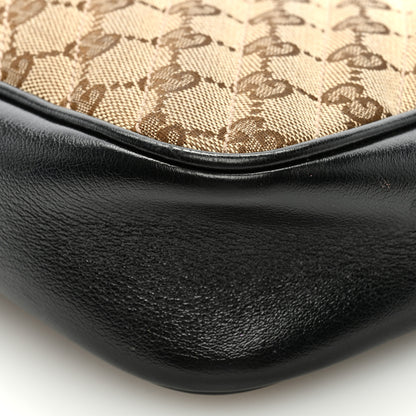 Gucci Monogram Matelasse Diagonal Small GG Marmont Chain Shoulder Bag Beige Black 6 of 10