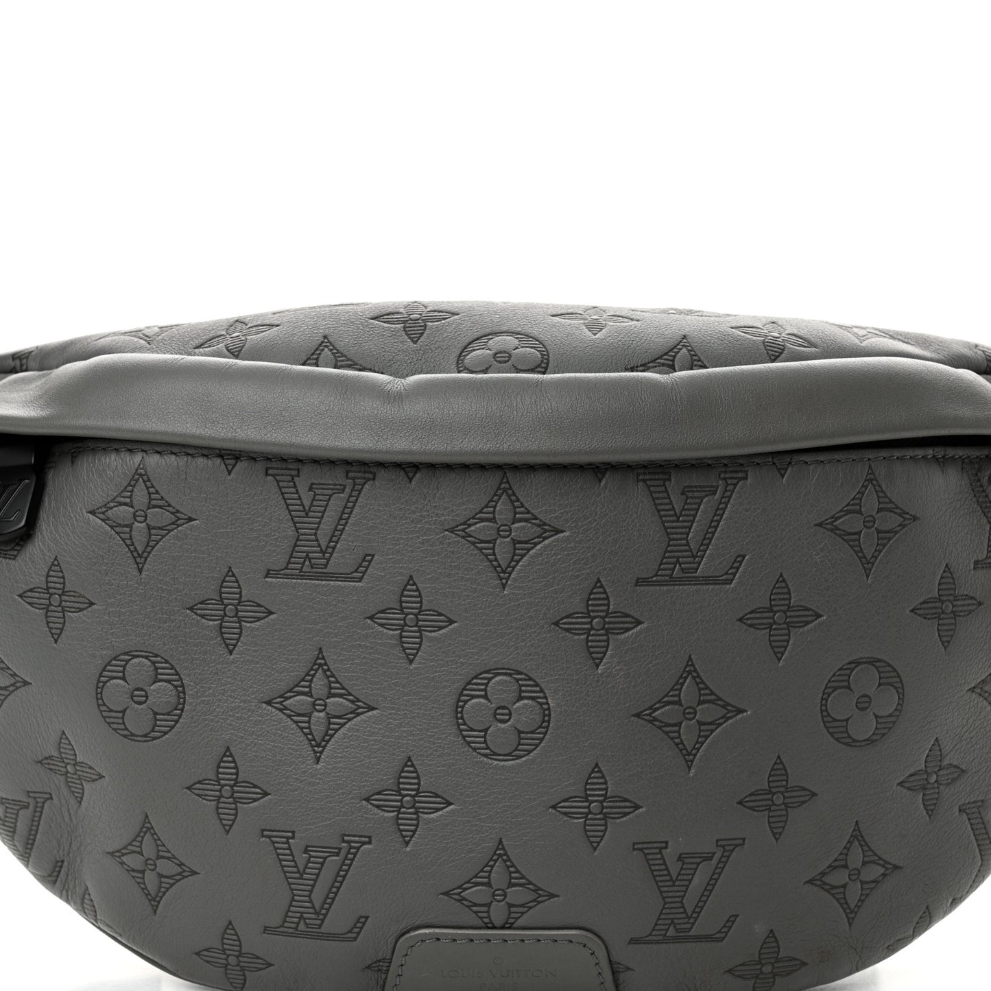 Calfskin Monogram Shadow Discovery Bumbag PM Gray