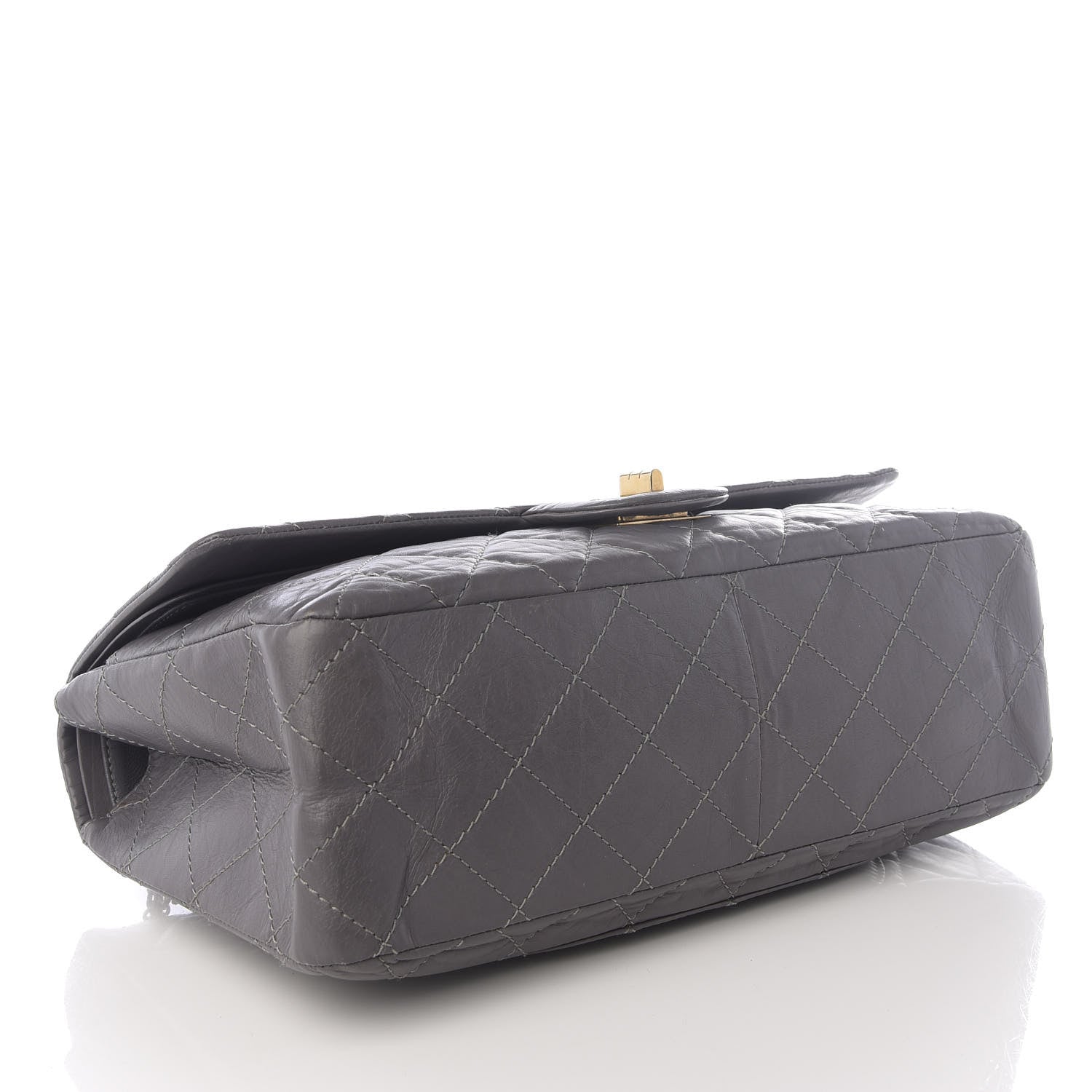 Chanel Aged Calfskin Quilted 2.55 Reissue 227 Flap Grey 3 of 10