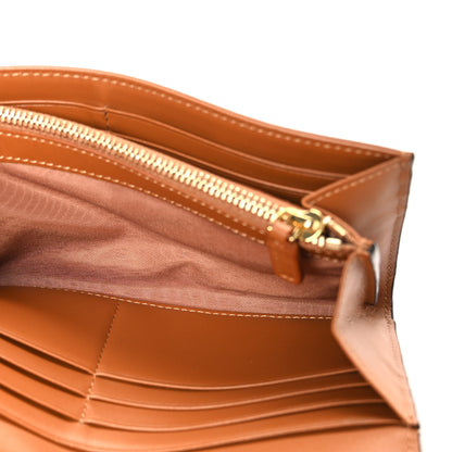 MCM Visetos Large Trifold Flap Wallet Cognac 5 of 8