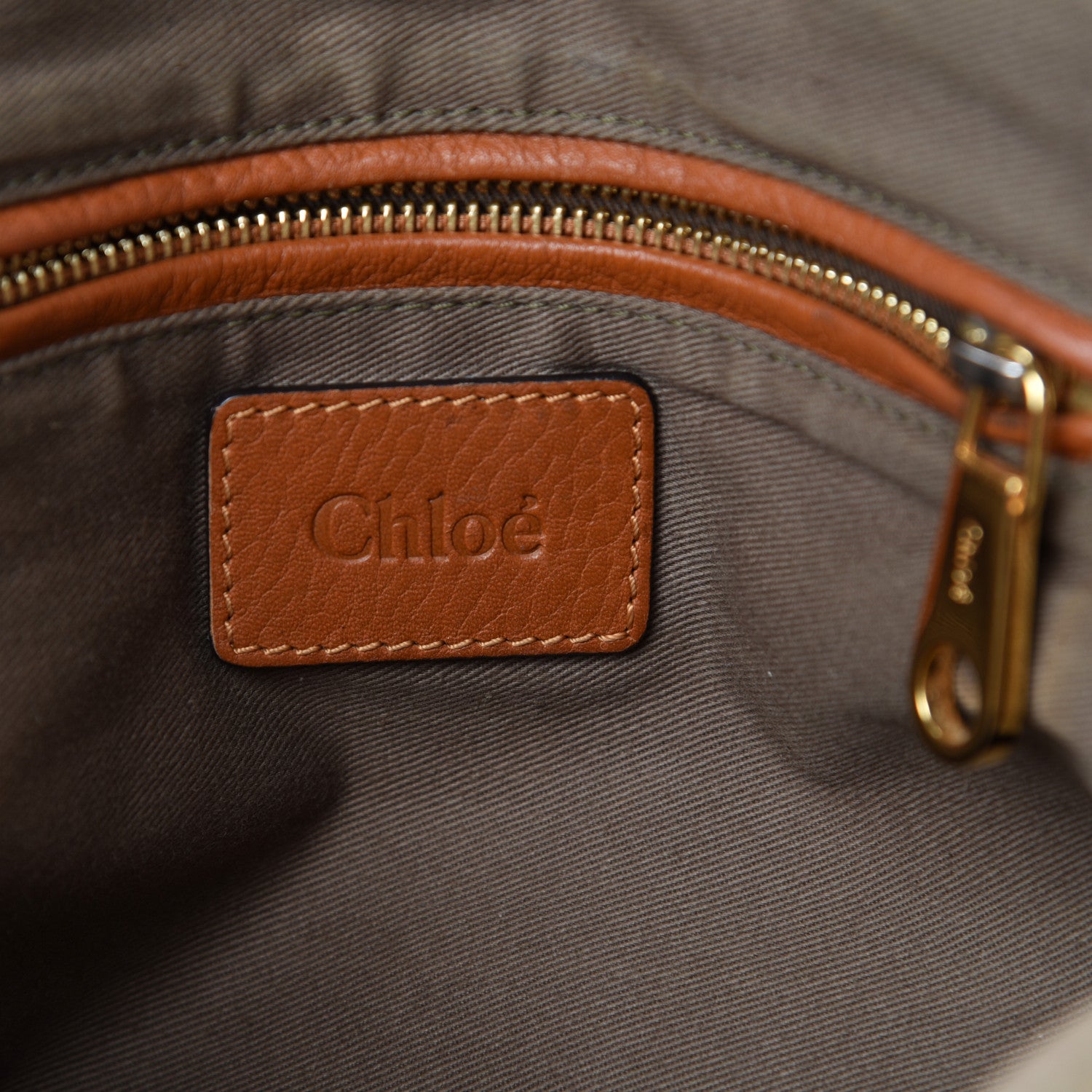 Chloe Calfskin Medium Marcie Satchel Tan 11 of 13