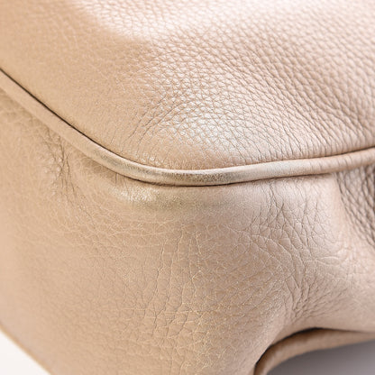 Gucci Pebbled Calfskin Small Soho Bowler Camelia 12 of 20