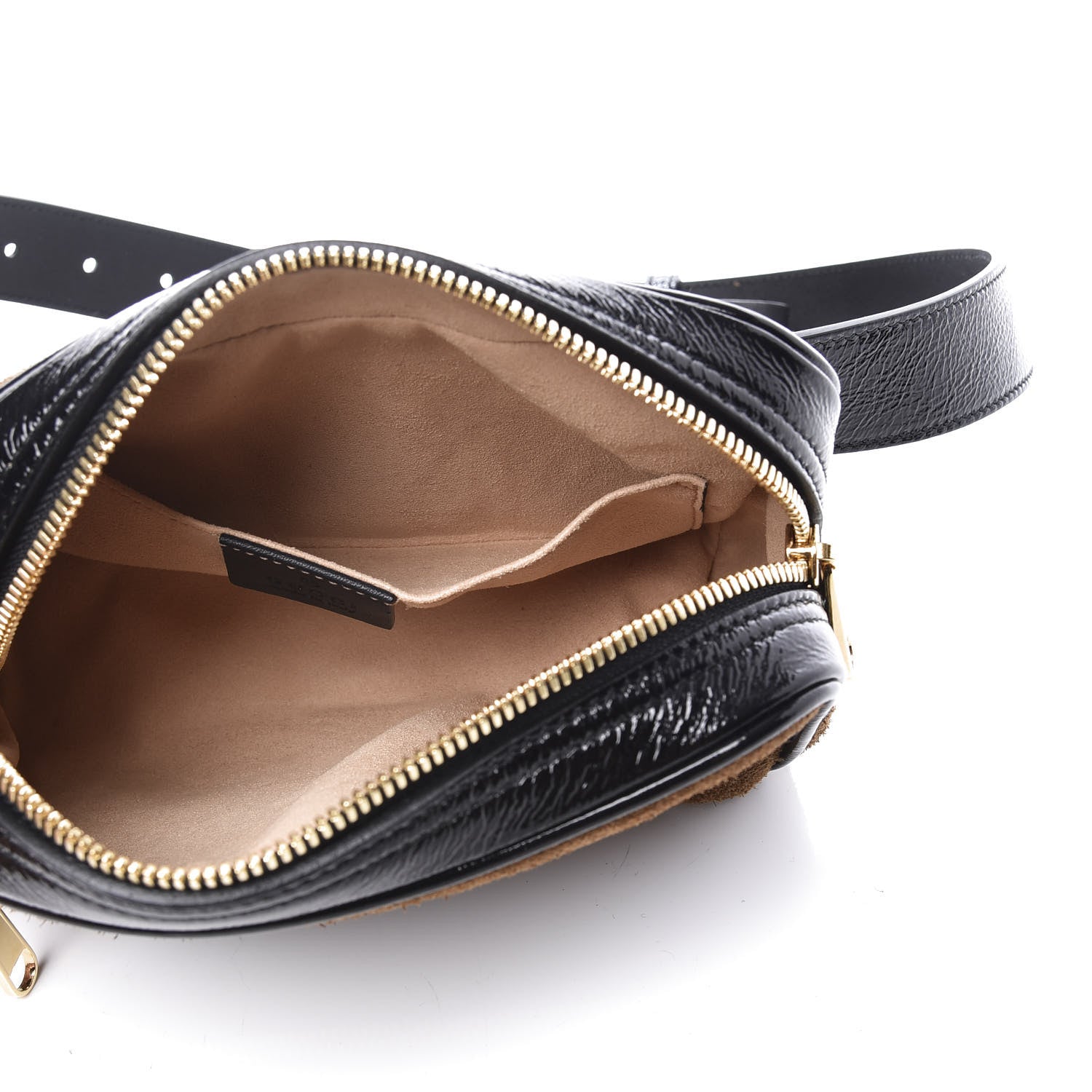 Gucci Suede Small Ophidia Belt Bag 85 34 Brown 4 of 9