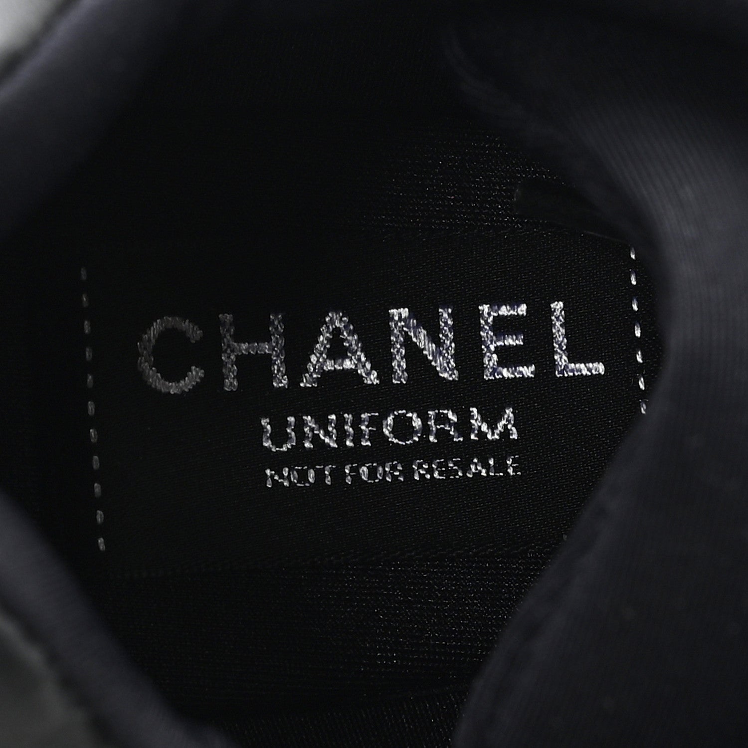 Chanel Lambskin Fabric CC Sneakers 36.5 Black 8 of 9