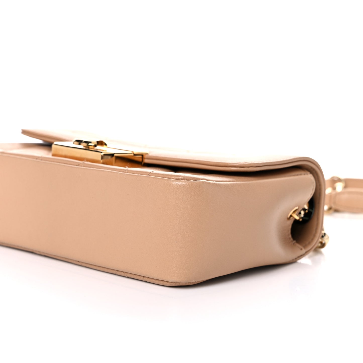 Lambskin Mini Chic With Me Flap Beige