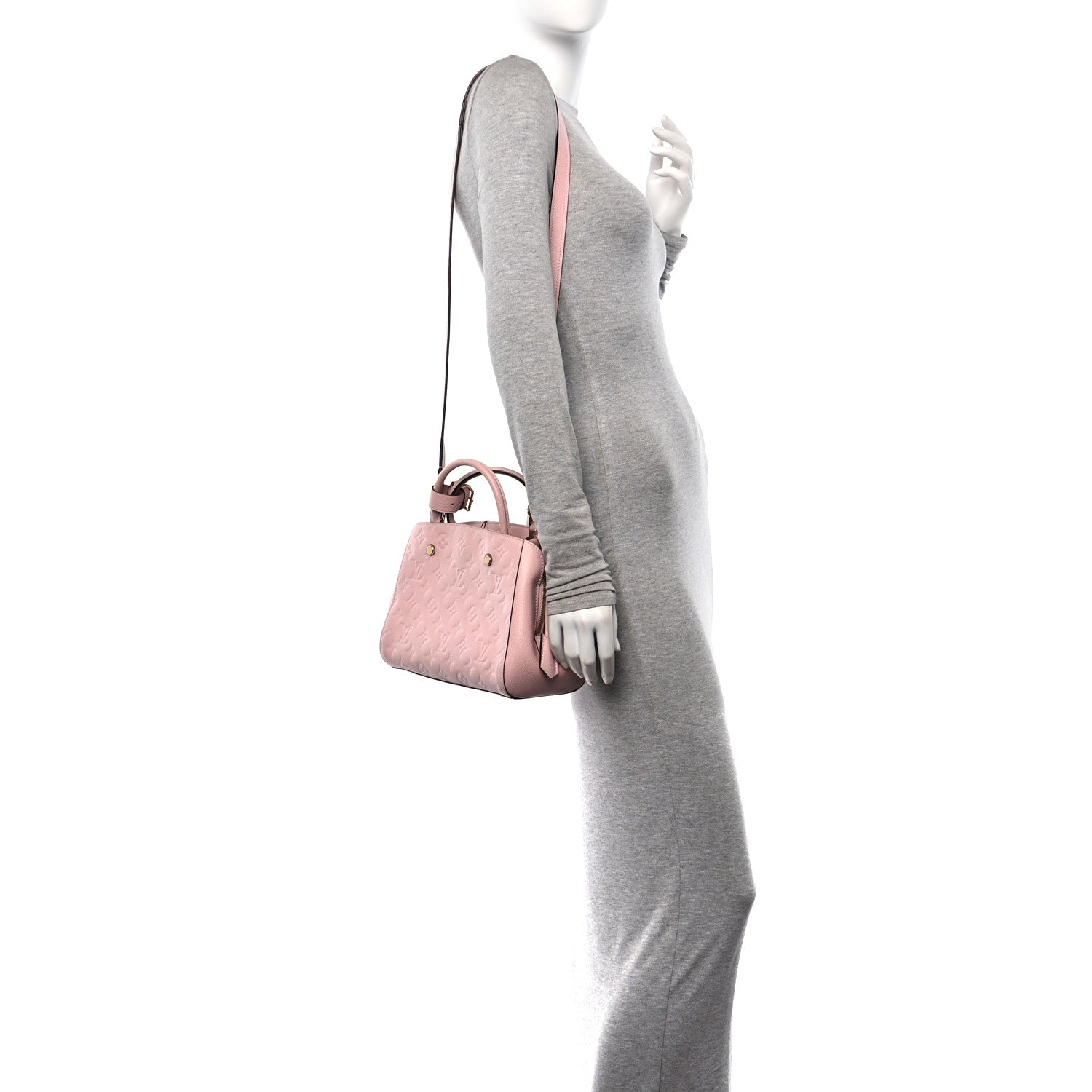 Louis Vuitton Empreinte Montaigne BB Rose Poudre 2 of 16