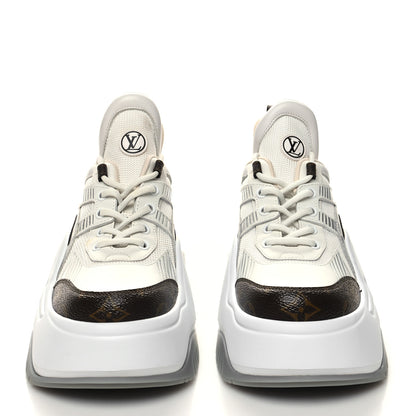 Louis Vuitton Calfskin Monogram LV Archlight 2.0 Platform Sneakers 37 White 2 of 9