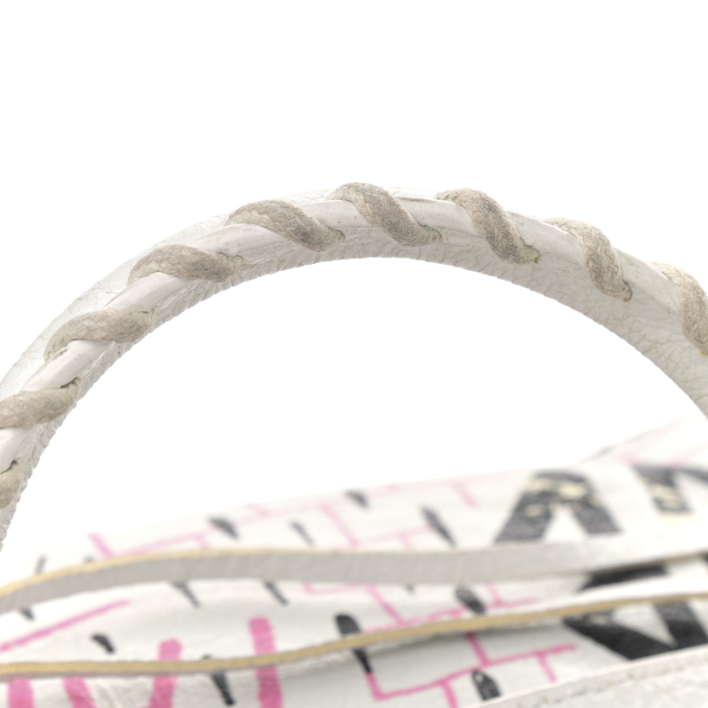 Agneau Graffiti All Over Classic Hardware Mini City White Multicolor