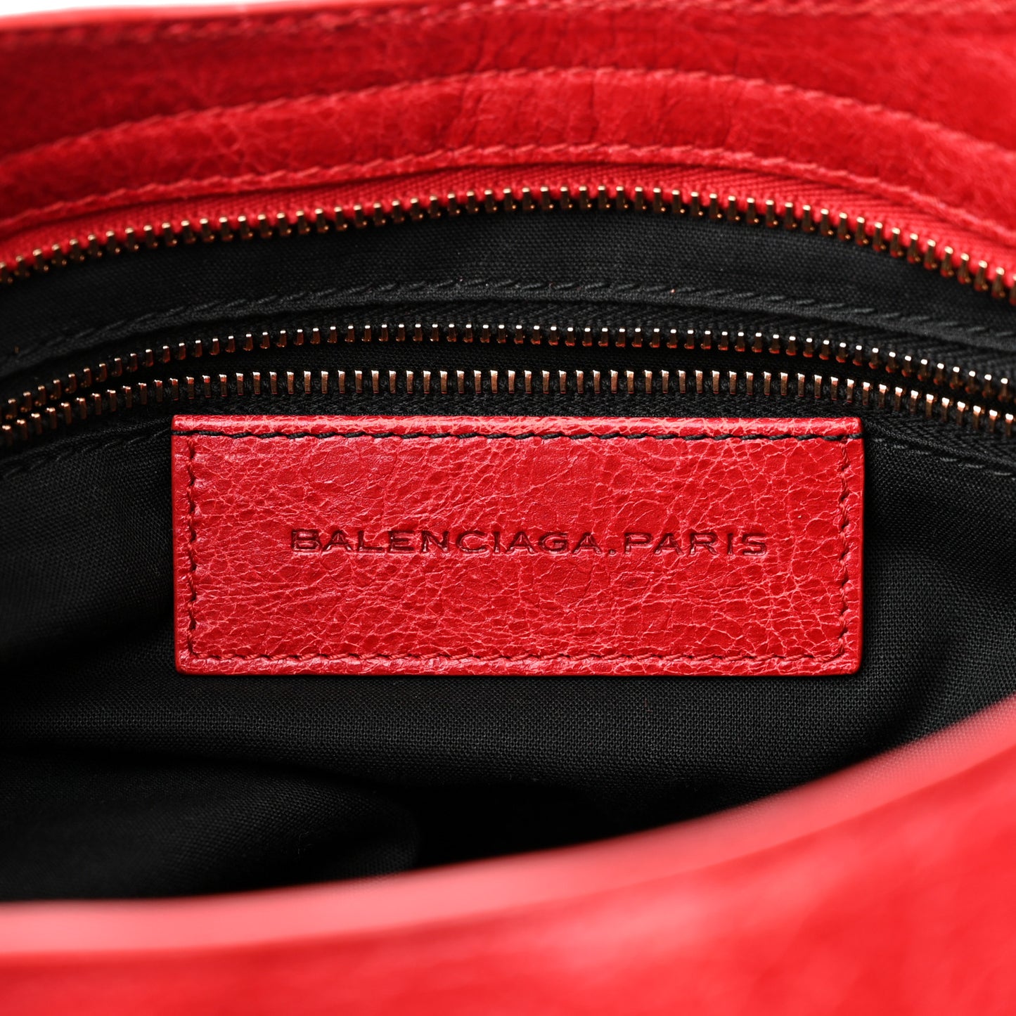 Agneau Giant 12 Rose Gold Hardware City Rouge Coquelicot