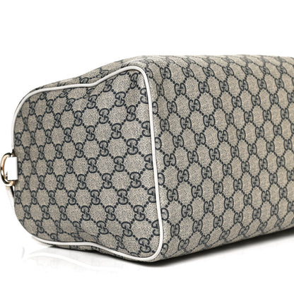 Gucci GG Plus Monogram Medium Boston Canada Flag Unicef Duffle White 9 of 12