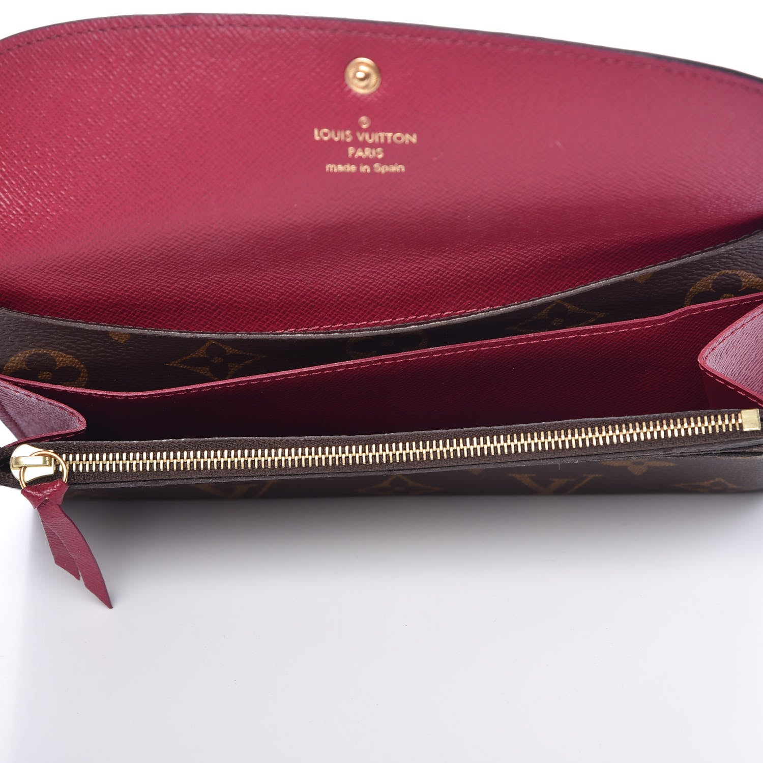 Louis Vuitton Monogram Emilie Wallet Fuchsia 5 of 7