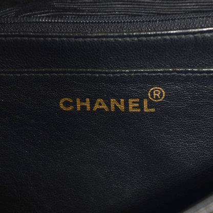 Chanel Lambskin Quilted Jumbo Flap Black 6 of 10