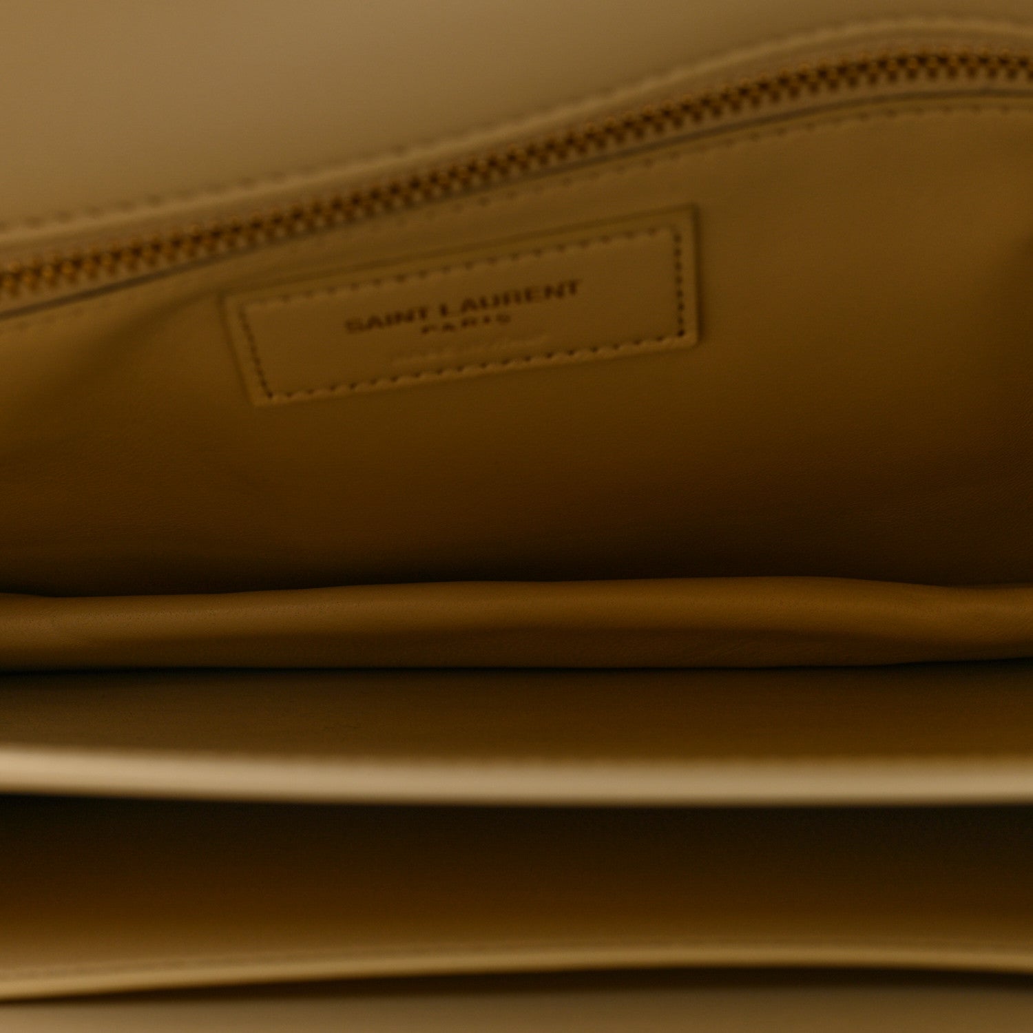Saint Laurent Nubuck Suede Carre Quilted Le Maillon Satchel Butter 5 of 9