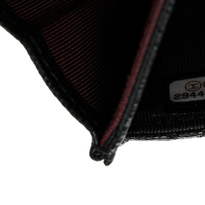 Chanel Caviar Quilted Flap Card Holder Wallet Black 8 of 9