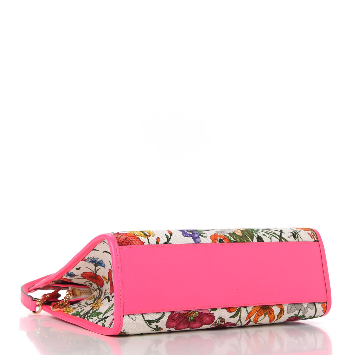 Canvas Medium Flora Tote Fuchsia
