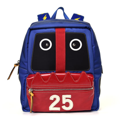 Gucci Nylon Childrens Car Patch Backpack Blue 1 of 4