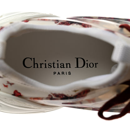 Christian Dior Neoprene Rubber Champetre Print Womens D-Connect Sneakers 36 White Multicolor 6 of 9