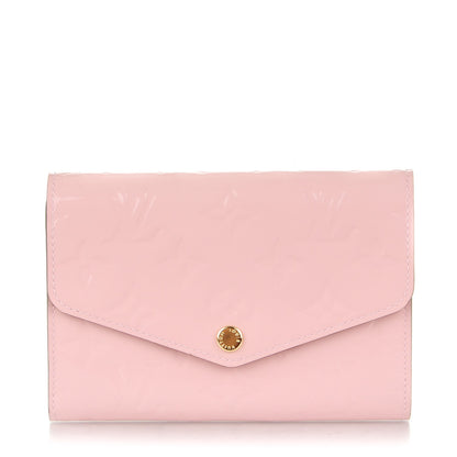 Louis Vuitton Vernis Sarah Compact Wallet Rose Ballerine 1 of 7