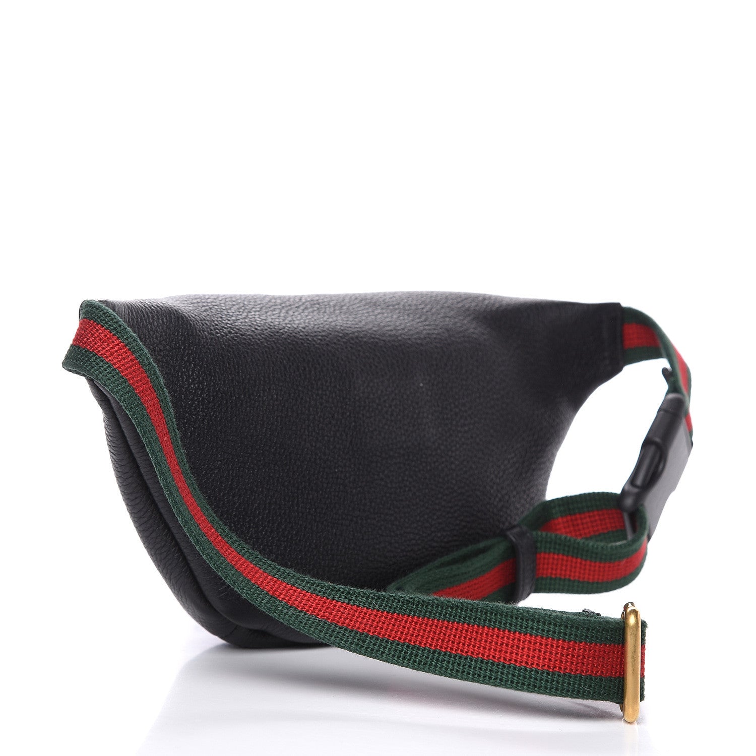 Gucci Grained Calfskin Small Logo Belt Bag Black 3 of 10
