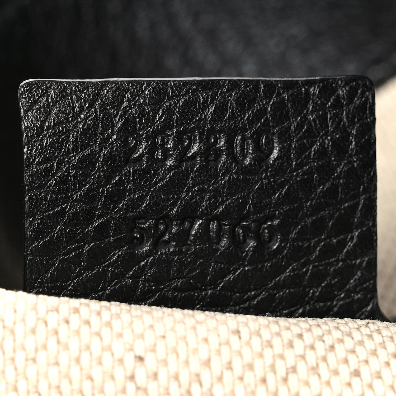 Gucci Pebbled Calfskin Medium Soho Shoulder Bag Black 6 of 9
