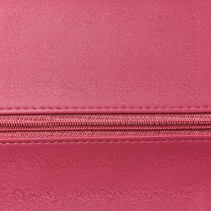 Chanel Lambskin Quilted Jumbo Double Flap Dark Pink 9 of 14