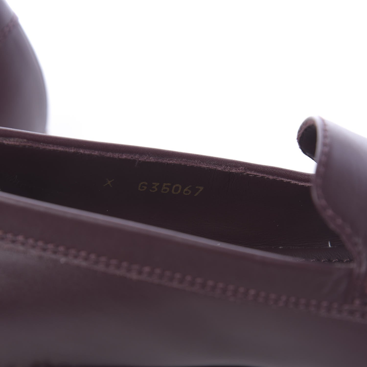 Chanel Calfskin CC Chain Mocassin Loafers 39 Burgundy 8 of 9
