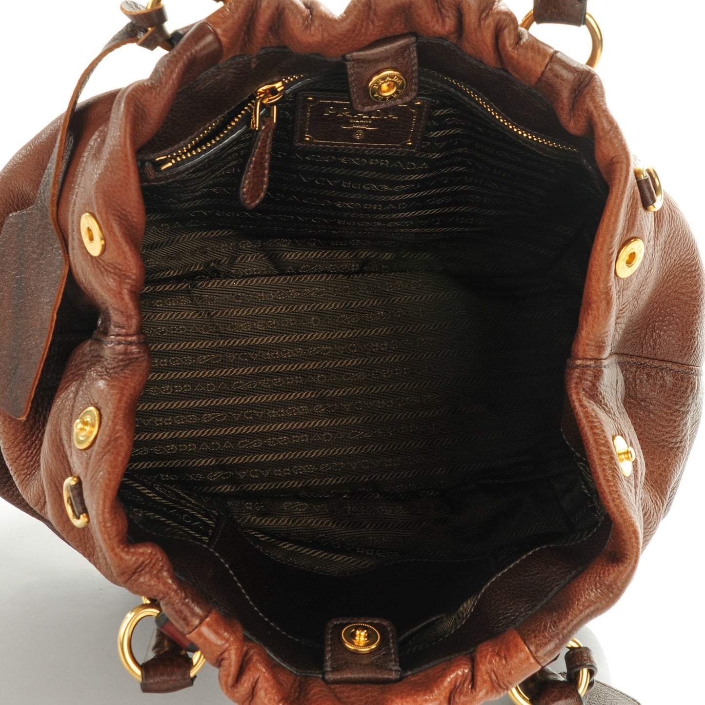Cervo Antik Shoulder Bag Nocciolo Sfumato