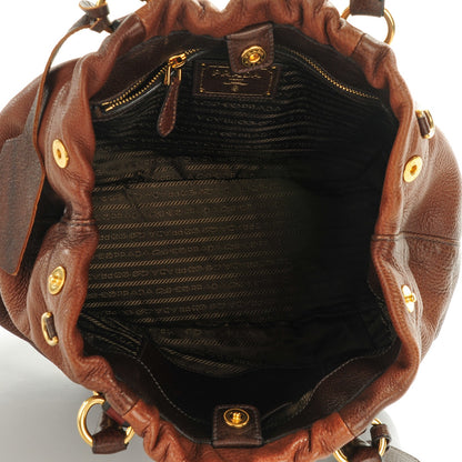 Prada Cervo Antik Shoulder Bag Nocciolo Sfumato 5 of 7