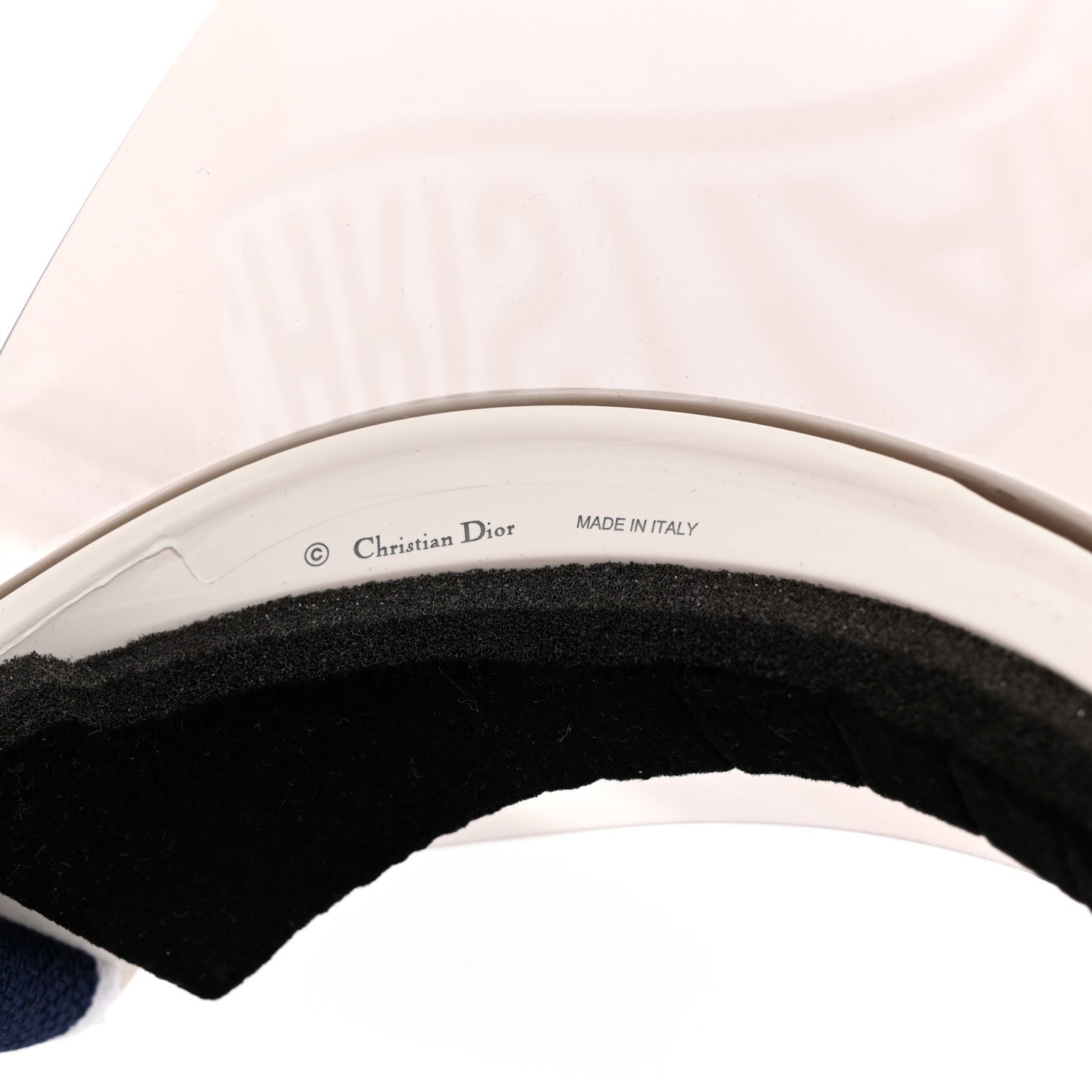 Christian Dior Mirrored DiorClub1 Sun Visor Grey 8 of 9
