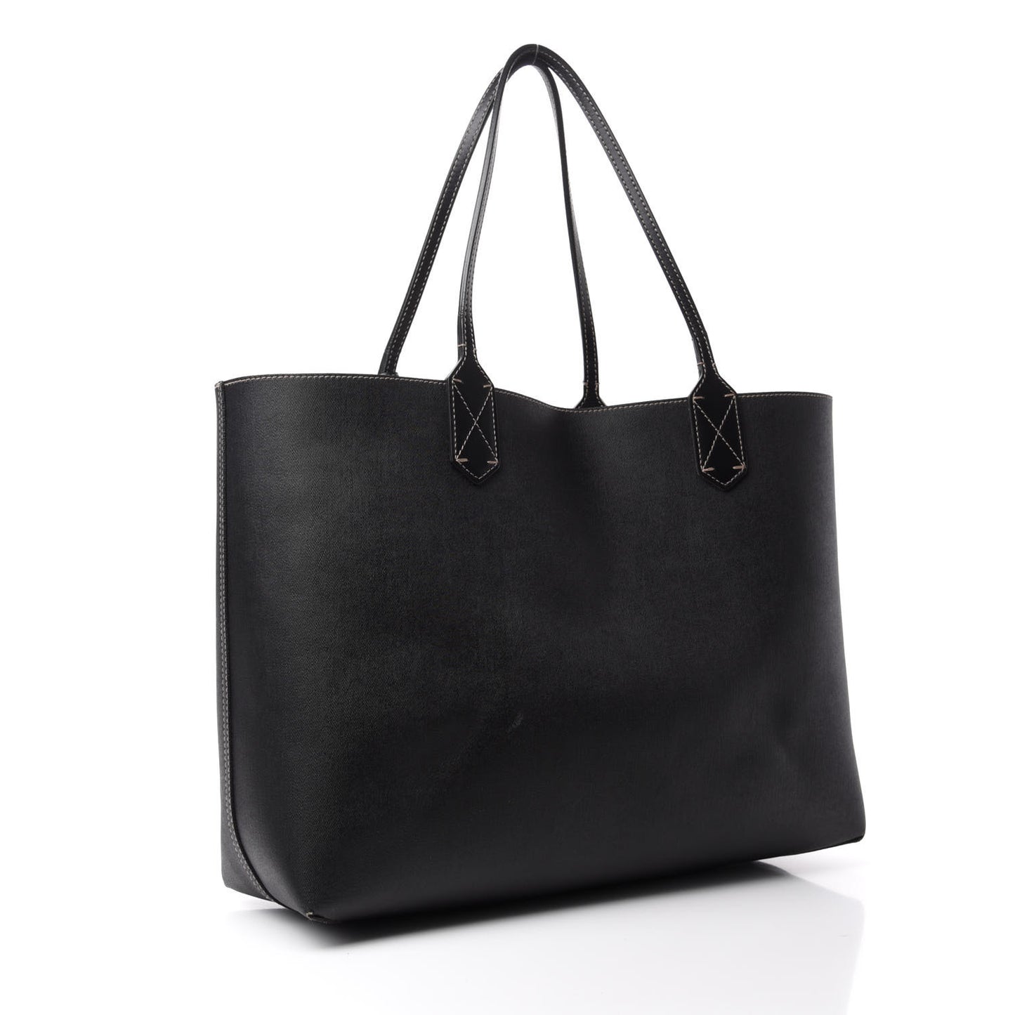 Calfskin GG Supreme Monogram Medium Reversible Tote Black
