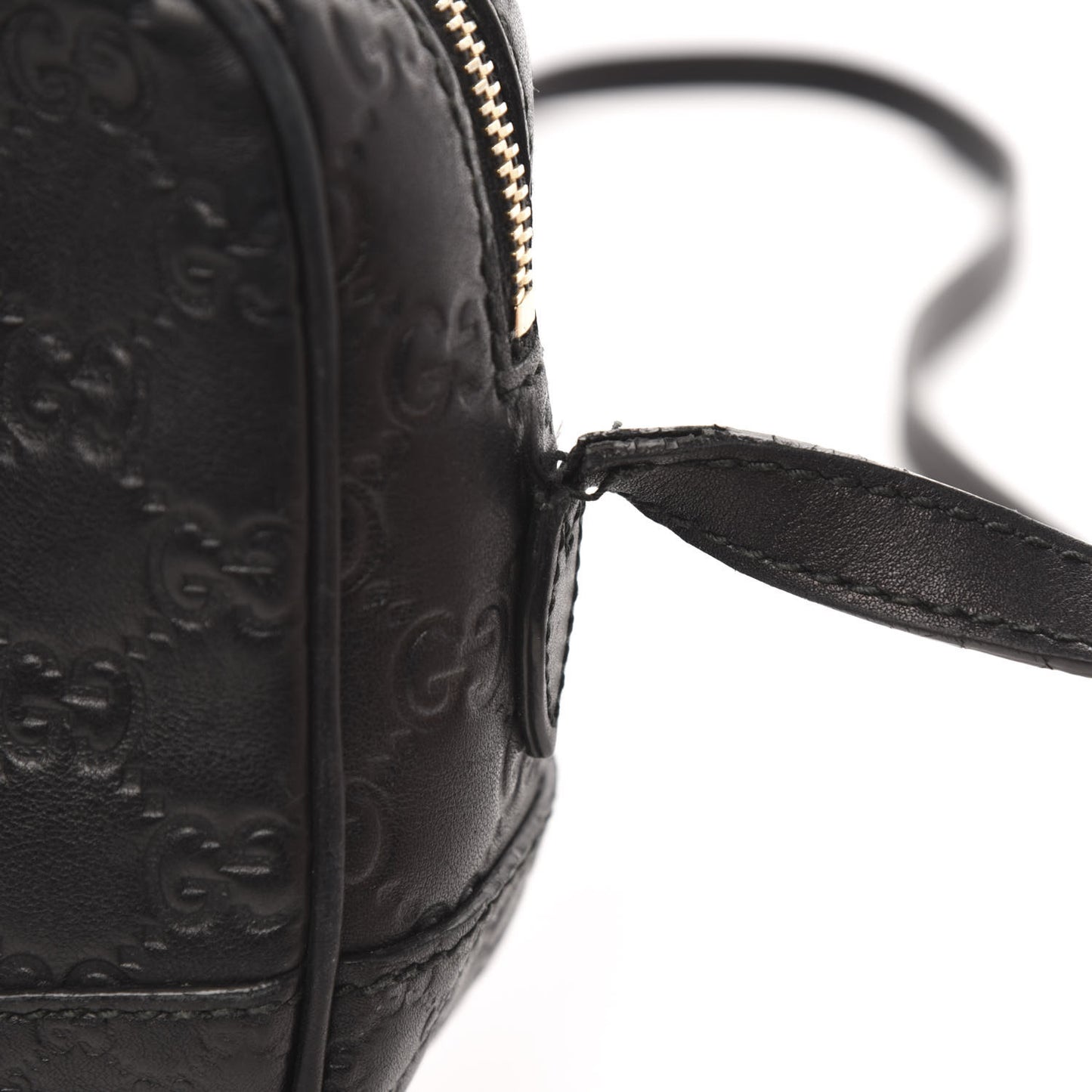 Guccissima Mini Bree Messenger Bag Black