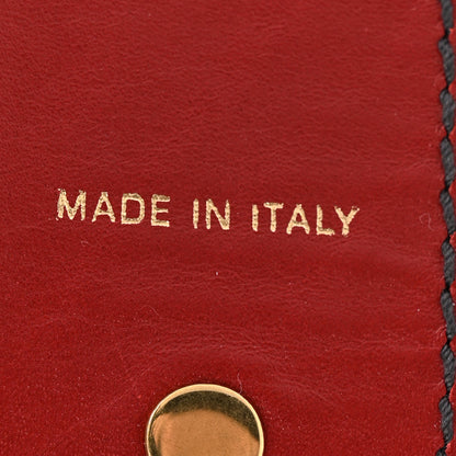 Christian Dior Calfskin Studded J'Adior Shoulder Strap Deep Red 4 of 6