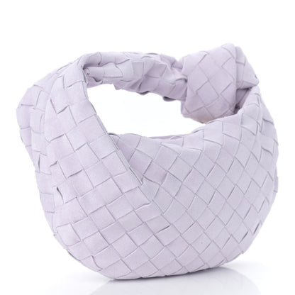Bottega Veneta Suede Intrecciato Mini Jodie Mirth Washed 2 of 9