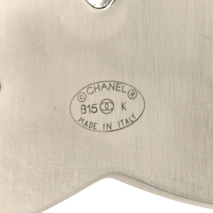 Chanel Quilted CC Hair Pin Ruthenium 3 of 5