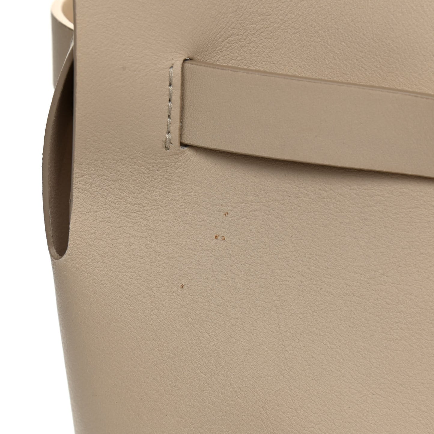 Soft Calfskin Medium Belt Bag Limestone