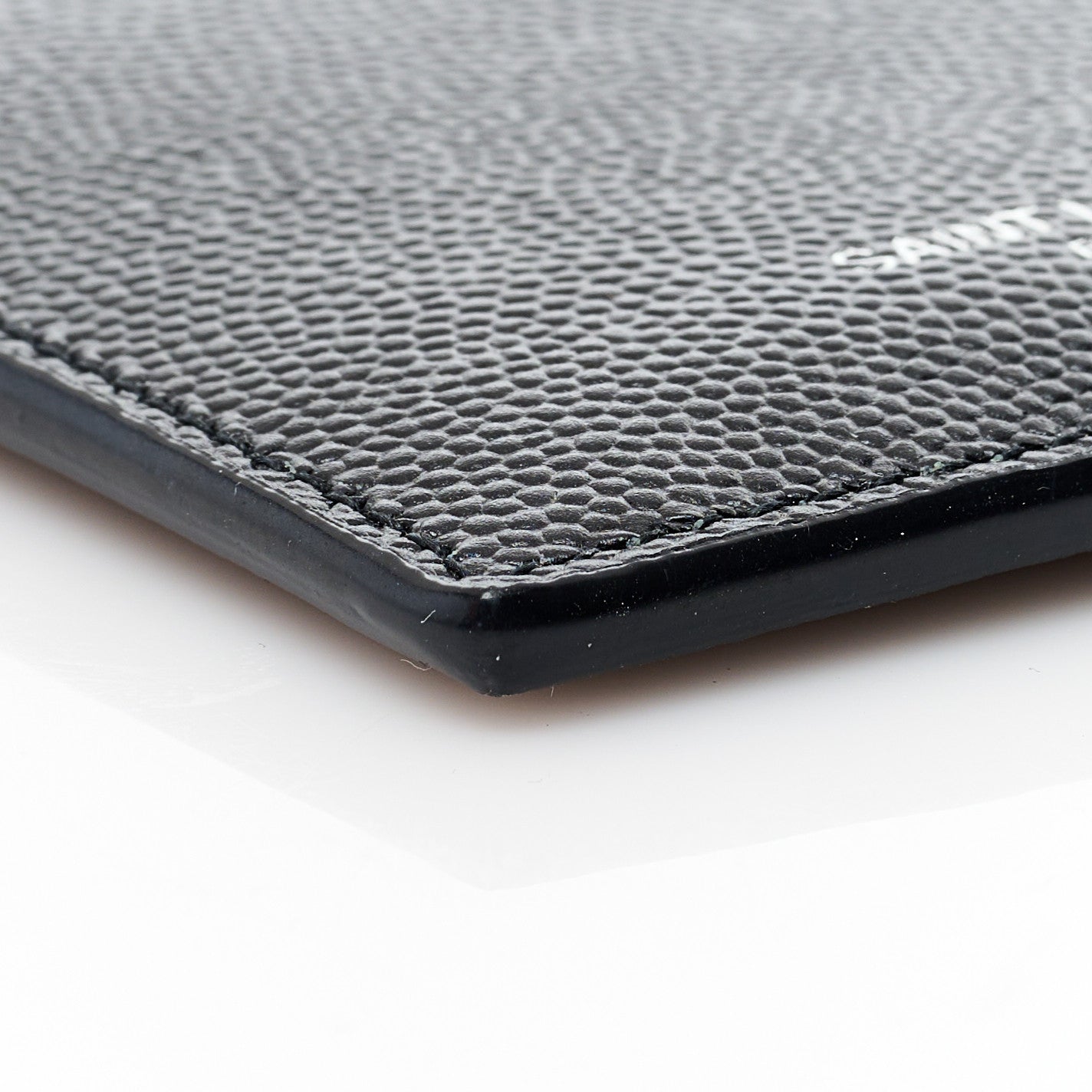 Saint Laurent Calfskin 5 Fragments Card Holder Black 7 of 8