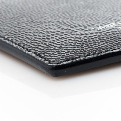 Saint Laurent Calfskin 5 Fragments Card Holder Black 7 of 8