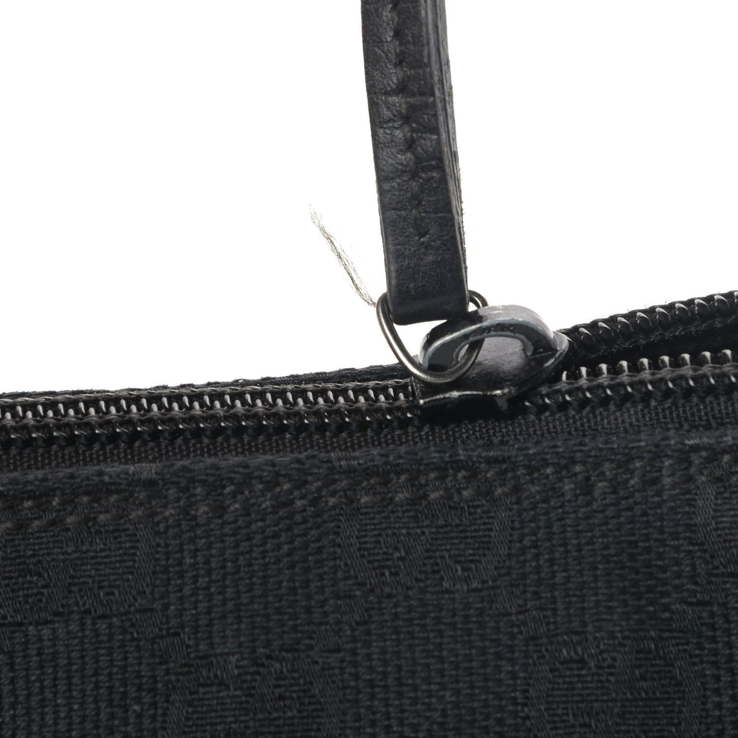 Monogram Web Boat Pochette Black