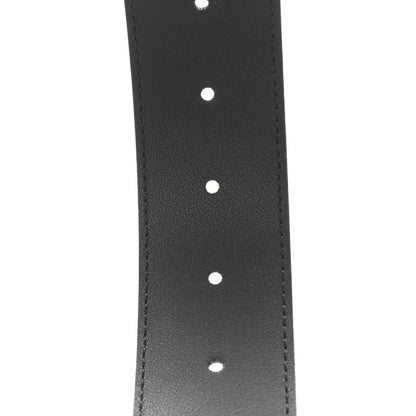 Gucci Moon Calfskin Pearl Double G 40mm Belt 80 32 Black Cream 4 of 4