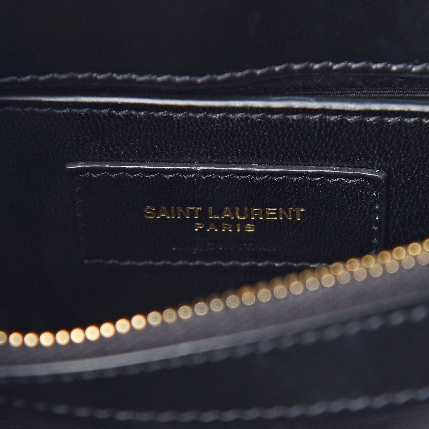Saint Laurent Calfskin Y Quilted Monogram Small Loulou Chain Satchel Black 6 of 9