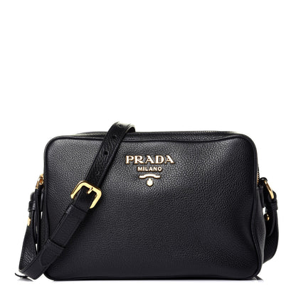 Prada Vitello Phenix Camera Bag Black 1 of 8
