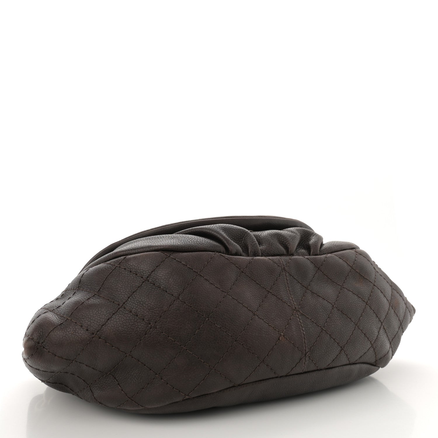 Chanel Caviar Large Half Moon Flap Brown 4 of 12