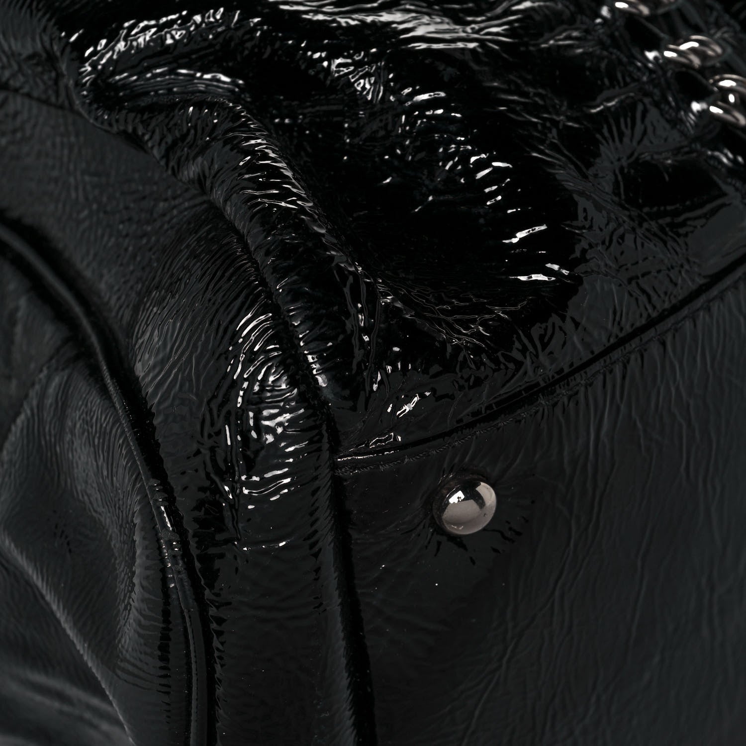 Chanel Patent Calfskin Large Luxe Ligne Tote Black 10 of 16