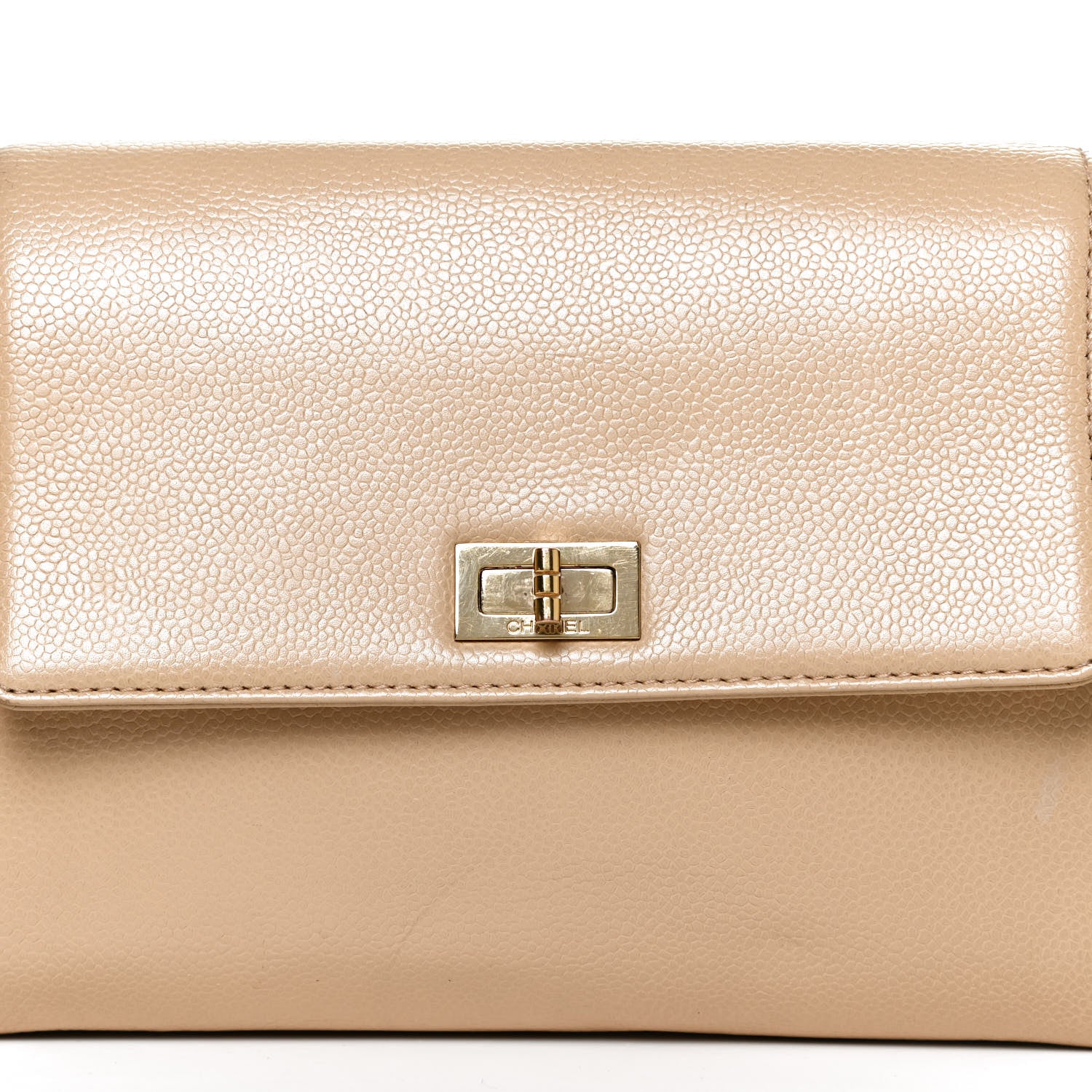 Chanel Caviar Mini Mademoiselle Flap Shoulder Bag Beige 8 of 10