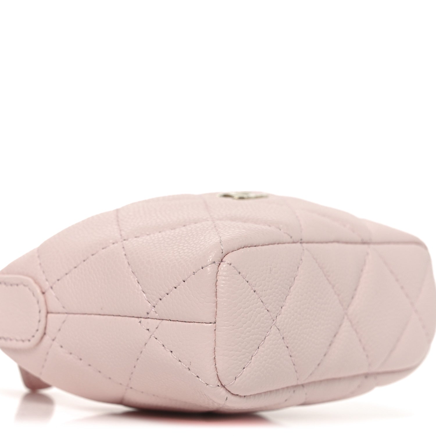 Chanel Caviar Quilted Hobo Bag Charm Light Pink 8 of 10