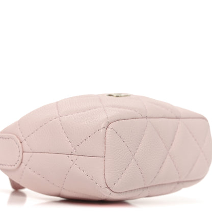 Chanel Caviar Quilted Hobo Bag Charm Light Pink 8 of 10