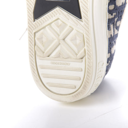 Christian Dior Canvas Oblique Walk'N'Dior Low Top Sneakers 35 Deep Blue 10 of 11