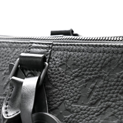 Louis Vuitton Taurillon Monogram Keepall Bandouliere 50 Black 18 of 20