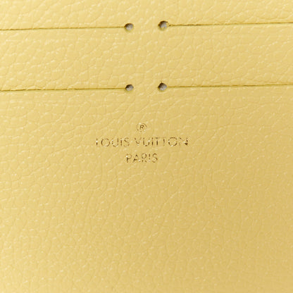 Louis Vuitton Empreinte Spring in the City Felicie Pochette Chain Wallet Pink Beige Yellow 10 of 14